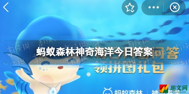 神奇海洋鲸鱼都有尖利的牙齿吗 支付宝神奇海洋9月29日答案全新