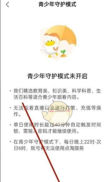 点淘app青少年模式怎么设置-青少年模式设置方法