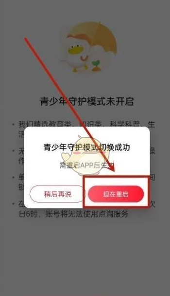 点淘app青少年模式怎么设置-青少年模式设置方法